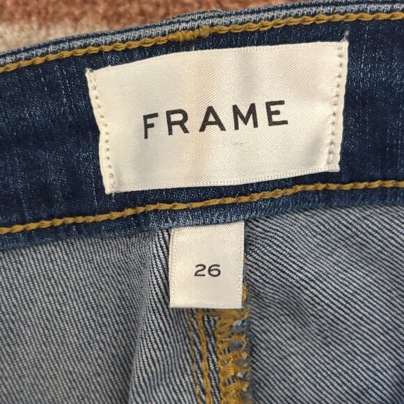 Like New FRAME The Reboot Crop Jeans, Femma, Size 26 - Picture 6 of 8